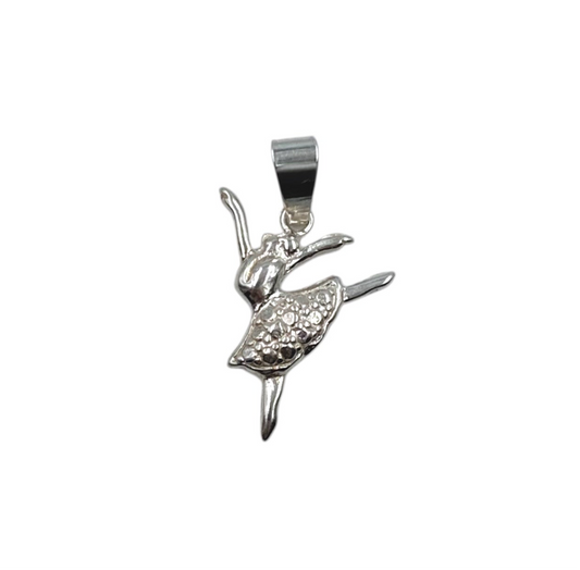Dije bailarina clasica plata 925