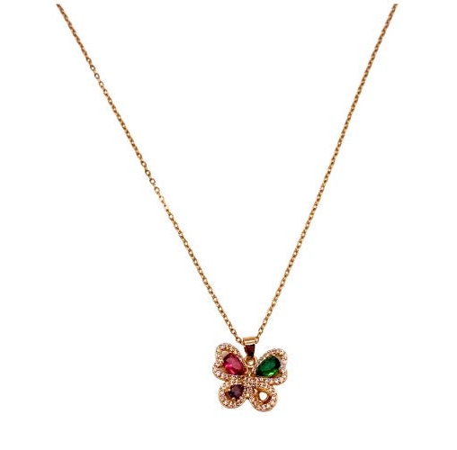 Conjunto mariposa multicolor