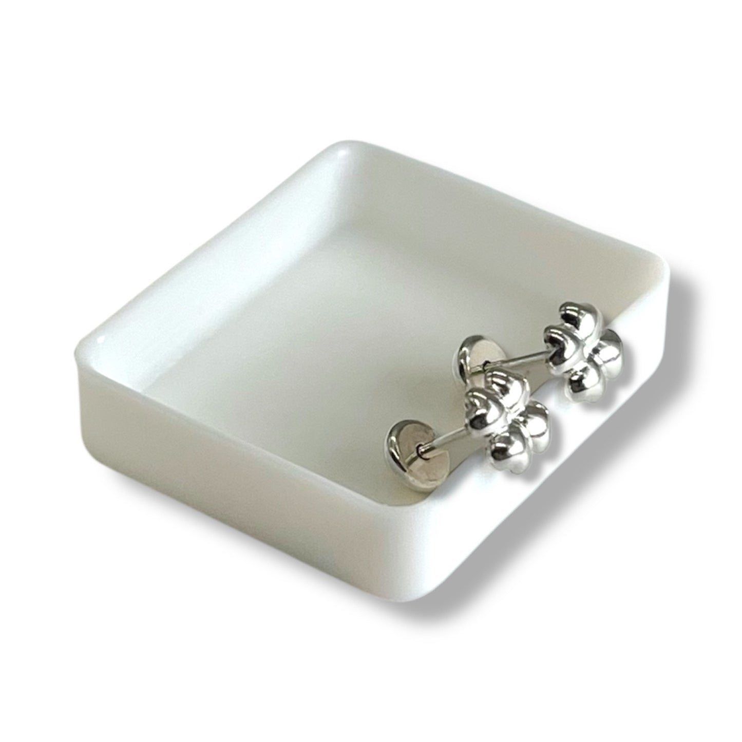 Aros abridores trébol en Plata 925