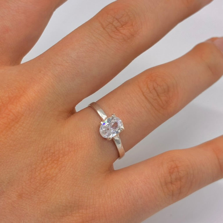 Anillo Plata 925 con cubic