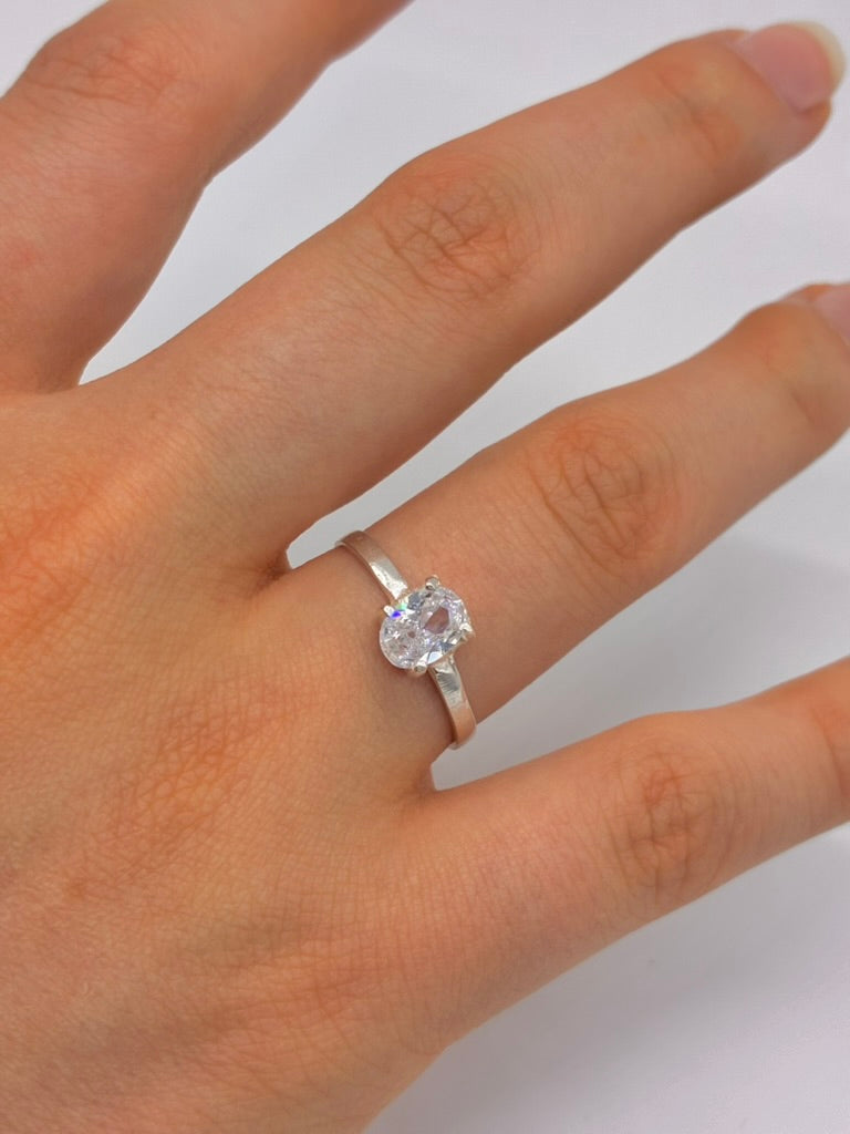 Anillo Plata 925 con cubic