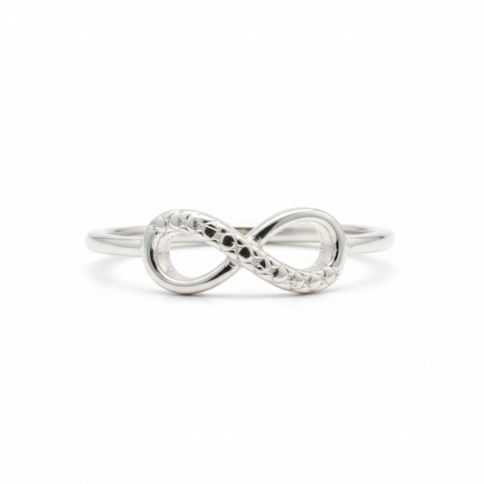 Anillo infinito plata 925