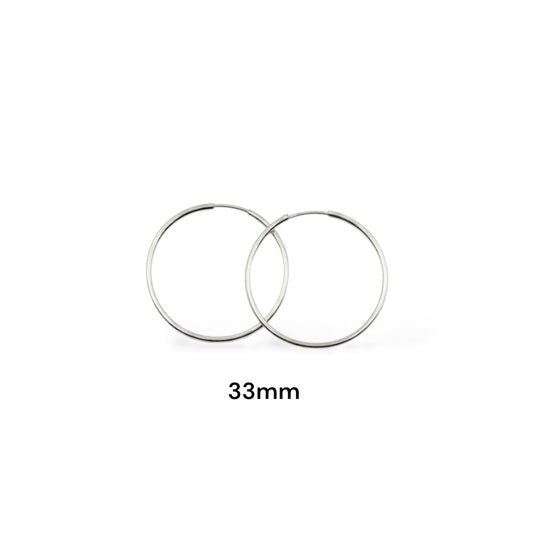 Aros Cubanos Finos de Plata 925