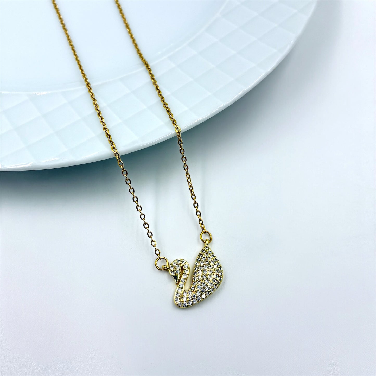 Cadena y dije Cisne con cubic mini