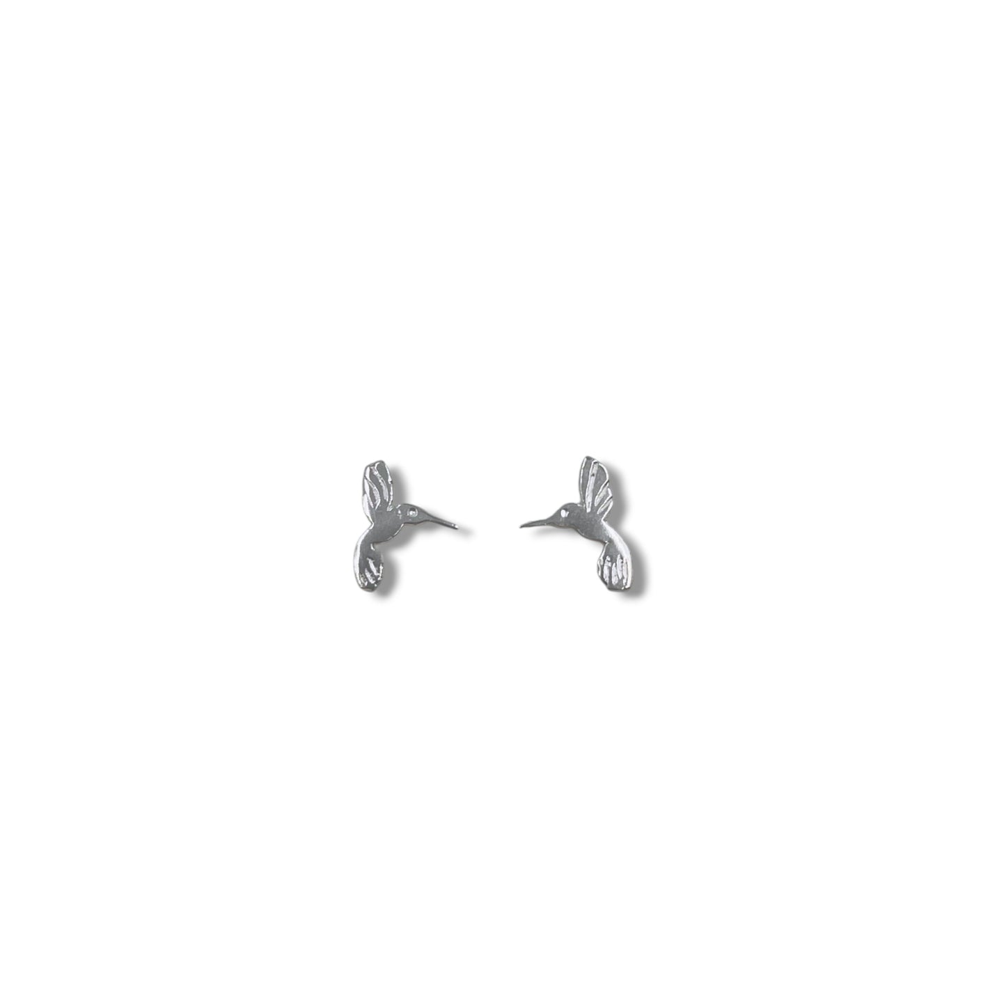 Aros colibri plata 925