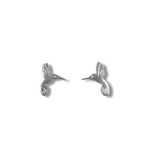 Aros colibri plata 925