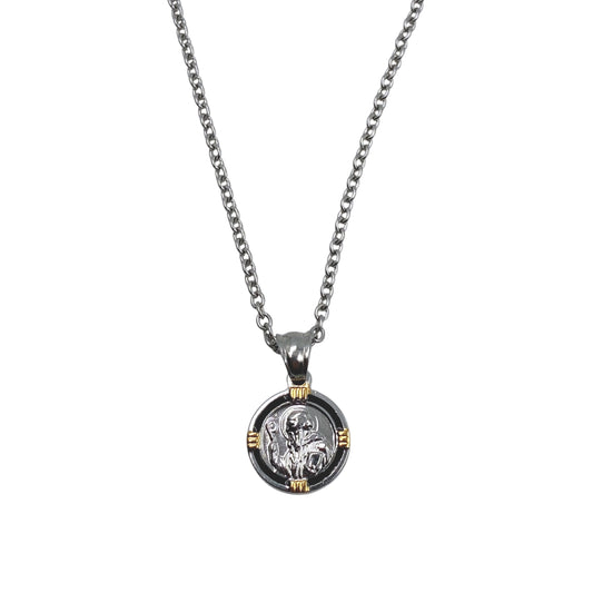 Cadena y Medalla San Benito Acero Quirúrgico