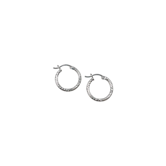 Aros de argolla en plata 925