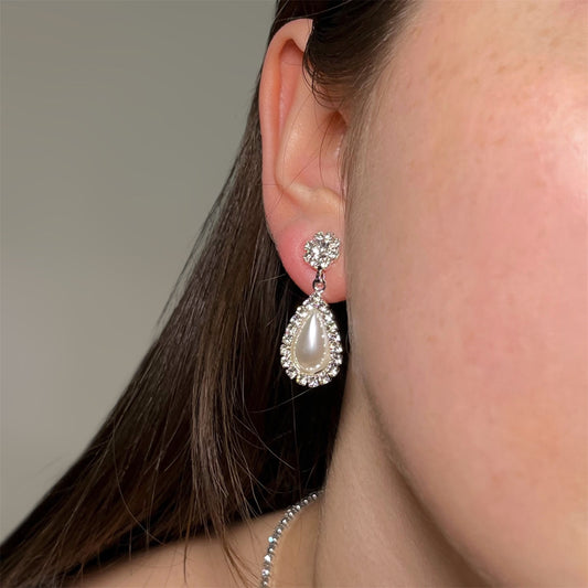 Gargantilla y aros bijou para Fiesta