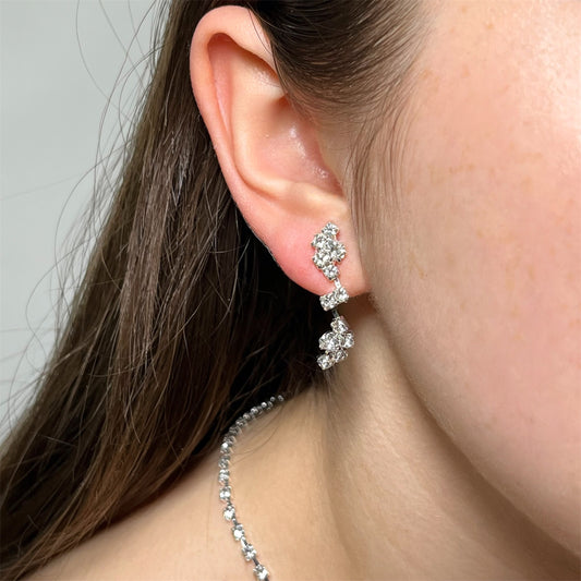 Gargantilla y aros bijou para Fiesta