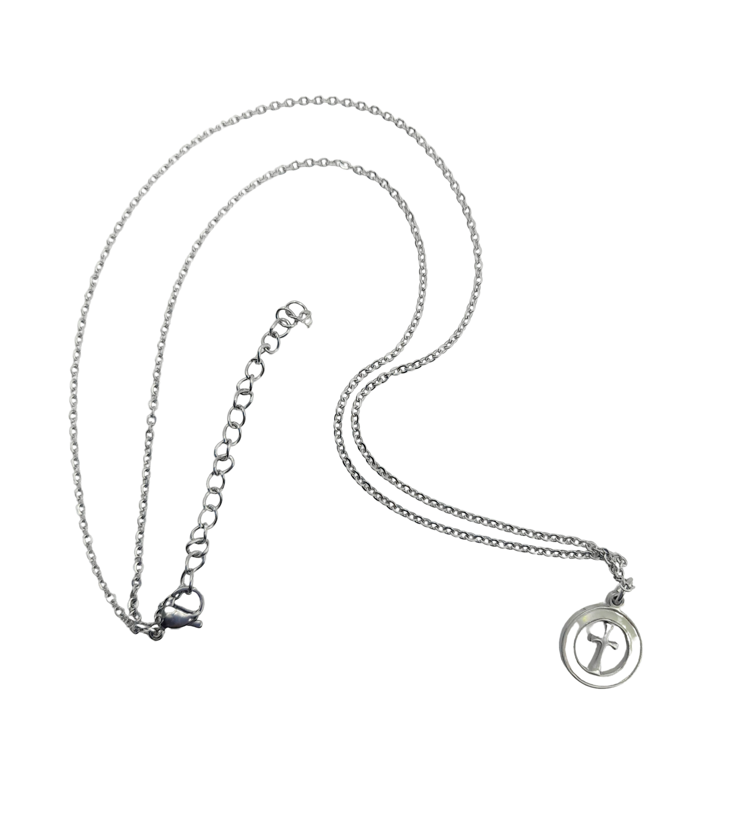 Conjunto medalla con cruz