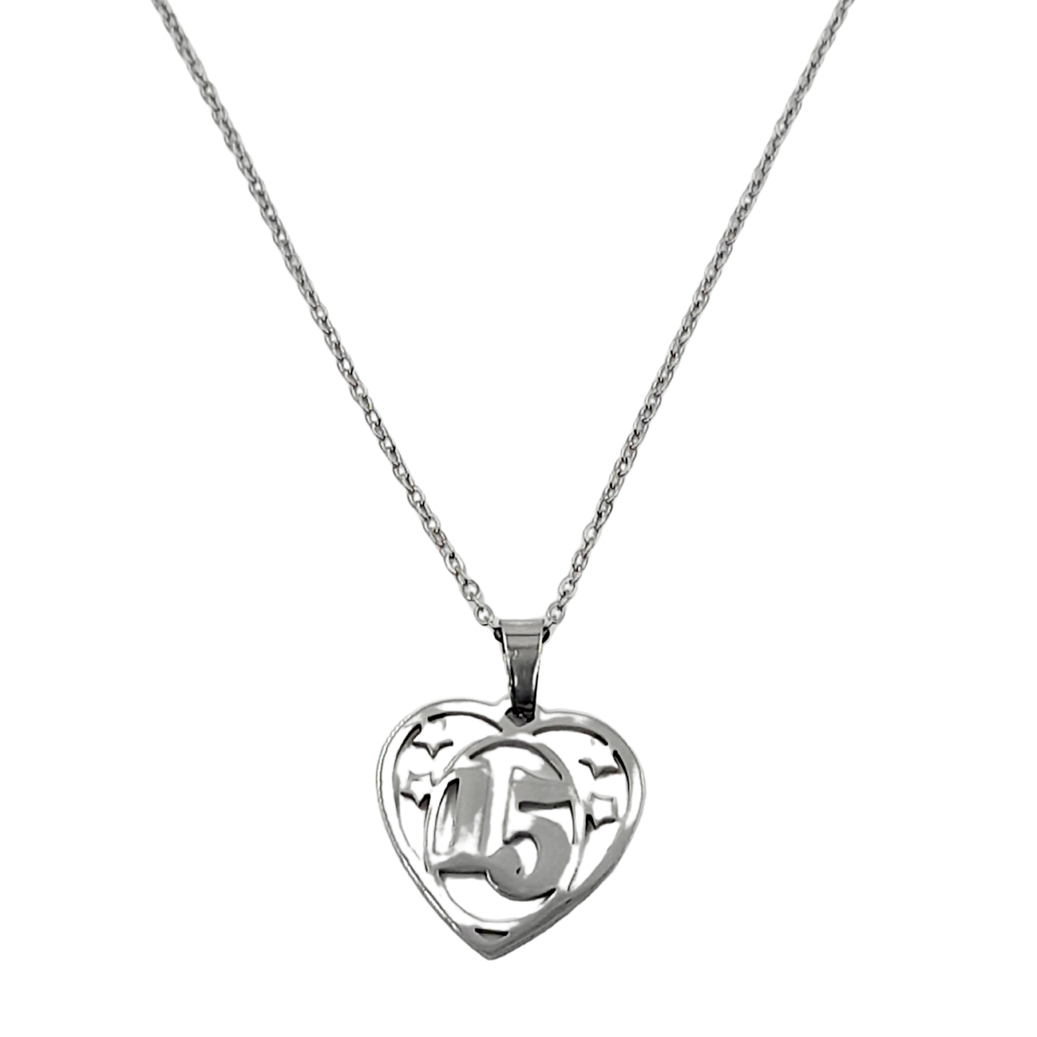 Cadena y medalla para 15