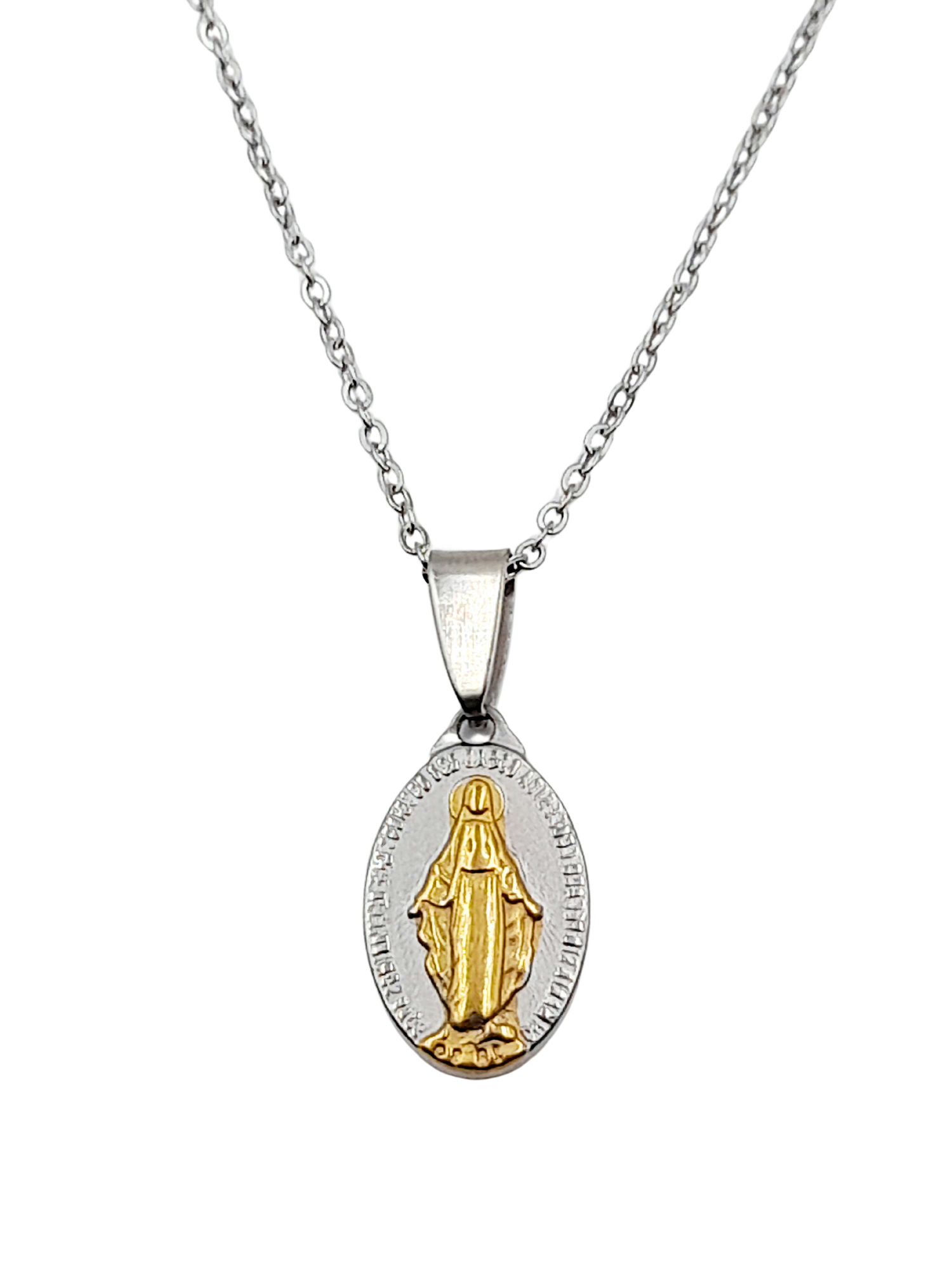 Cadena y medalla para grabar