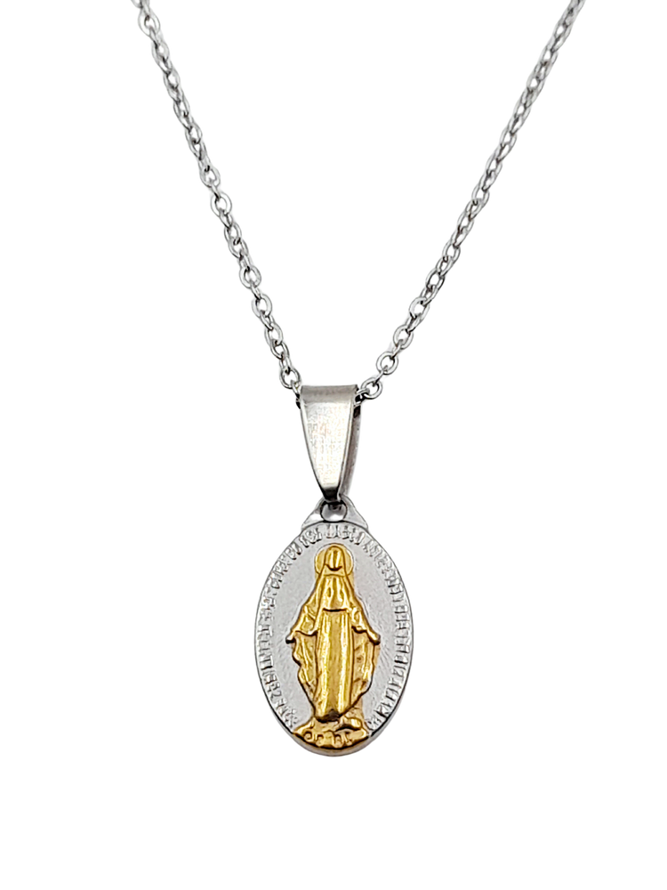 Cadena y medalla para grabar
