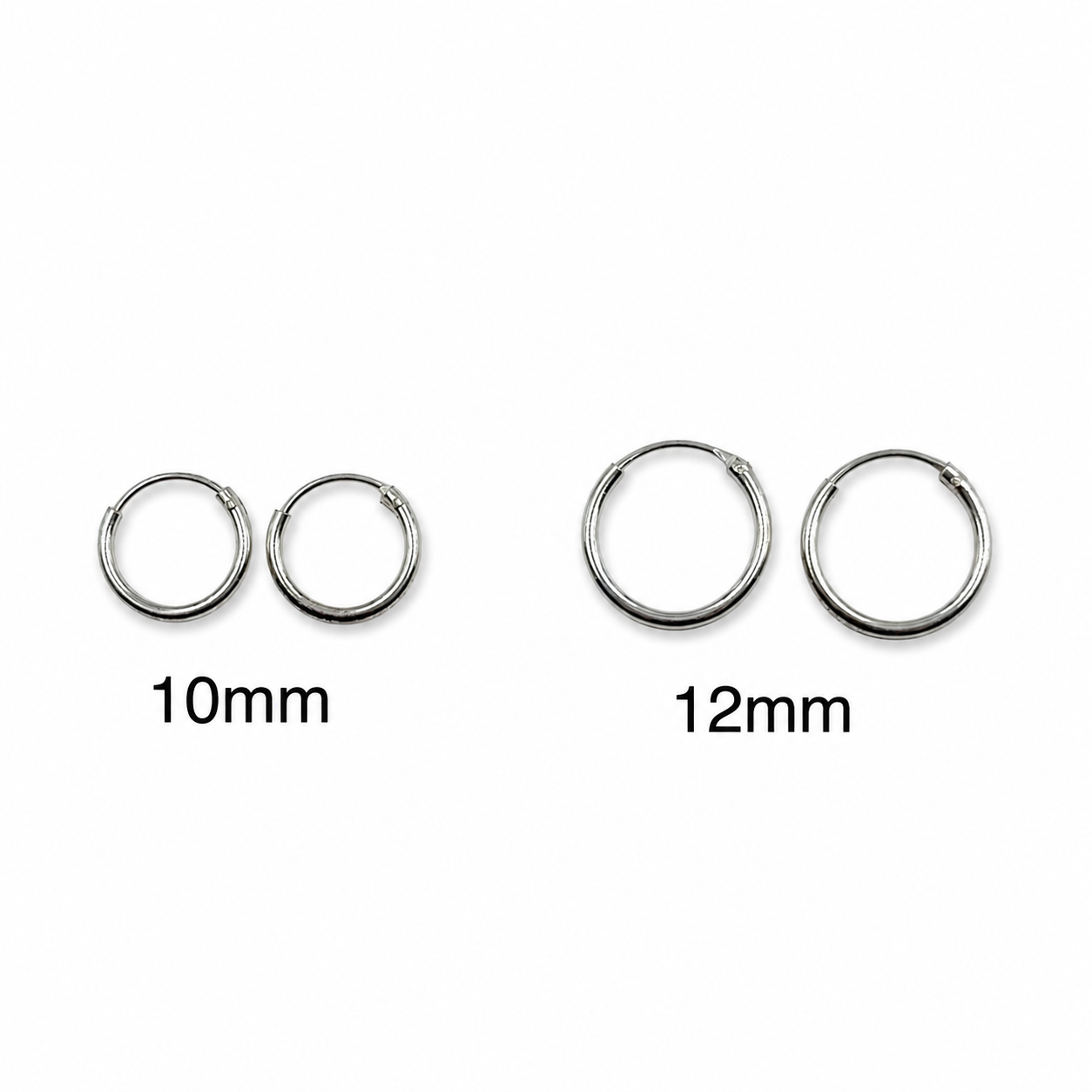 Aros argolla Super Finos en Plata 925