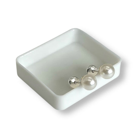 Aros abridores con perla plata 925