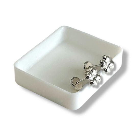 Aros abridores trébol en Plata 925