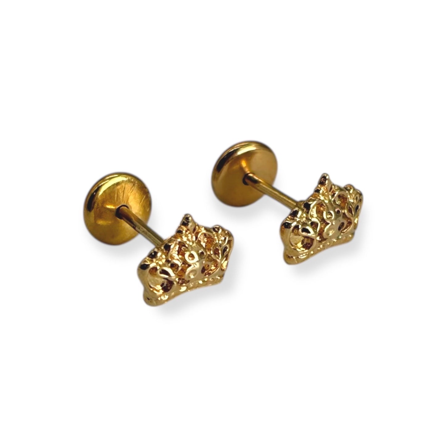 Aros abridores coronitas enchapado en oro