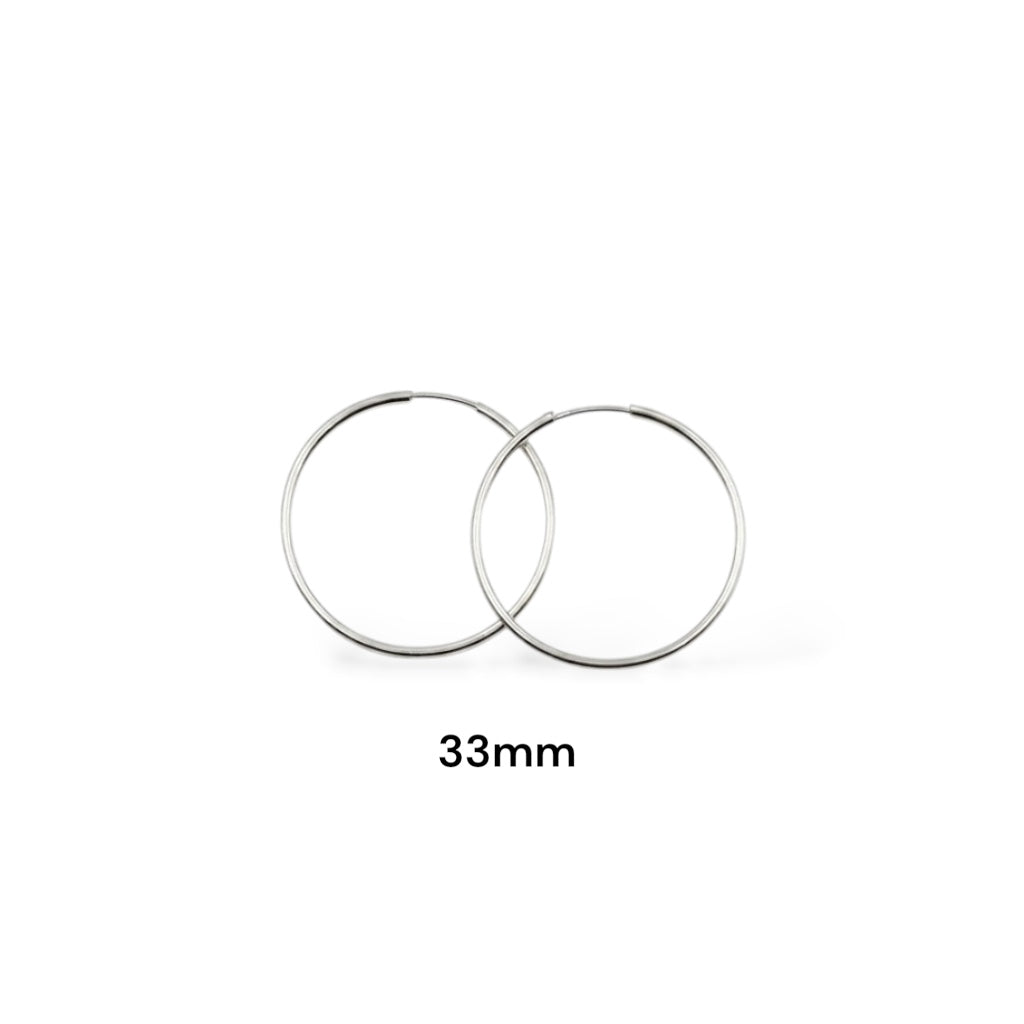 Aros Cubanos Finos de Plata 925