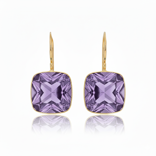 Aros colgantes con cierre brisura para Fiesta