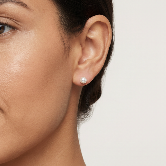 Aros abridores con perla plata 925