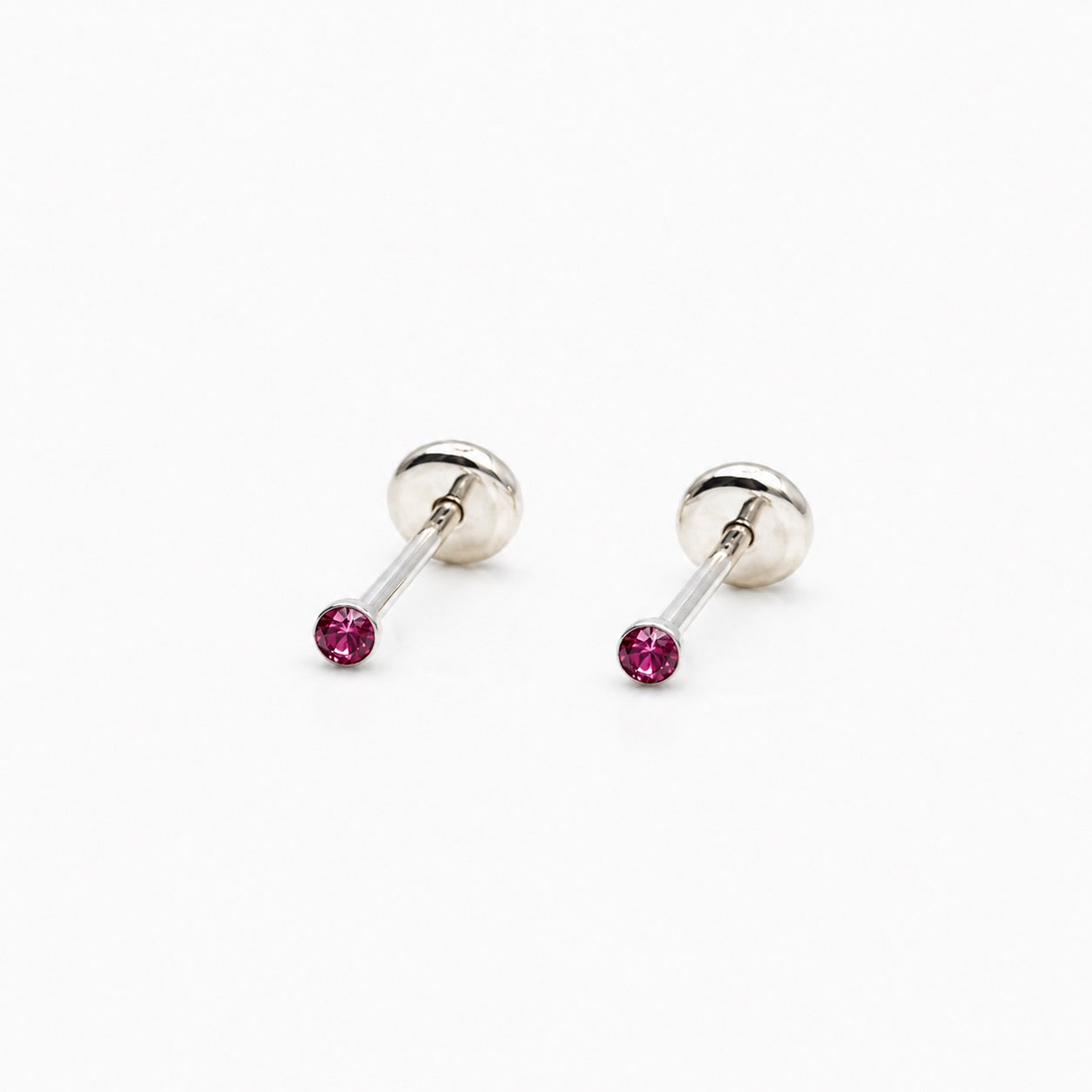 Aros abridores Plata 925 con strass mini