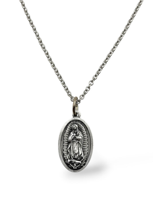 Cadena y medalla Virgen Guadalupe