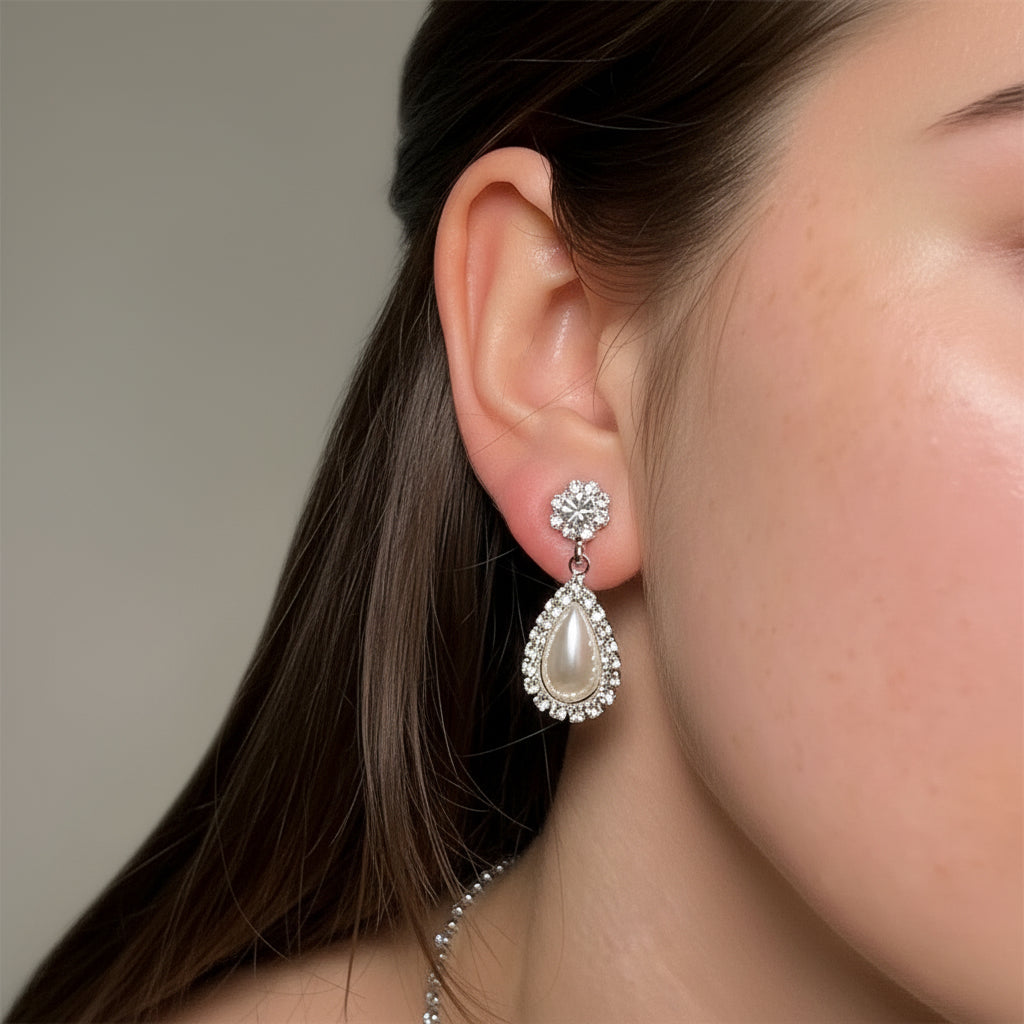 Gargantilla y aros bijou para Fiesta