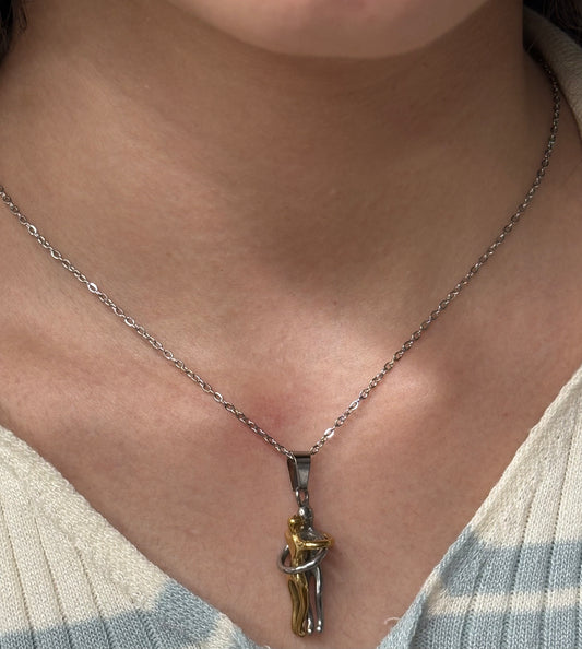 Collar abrazo eterno en acero quirúrgico