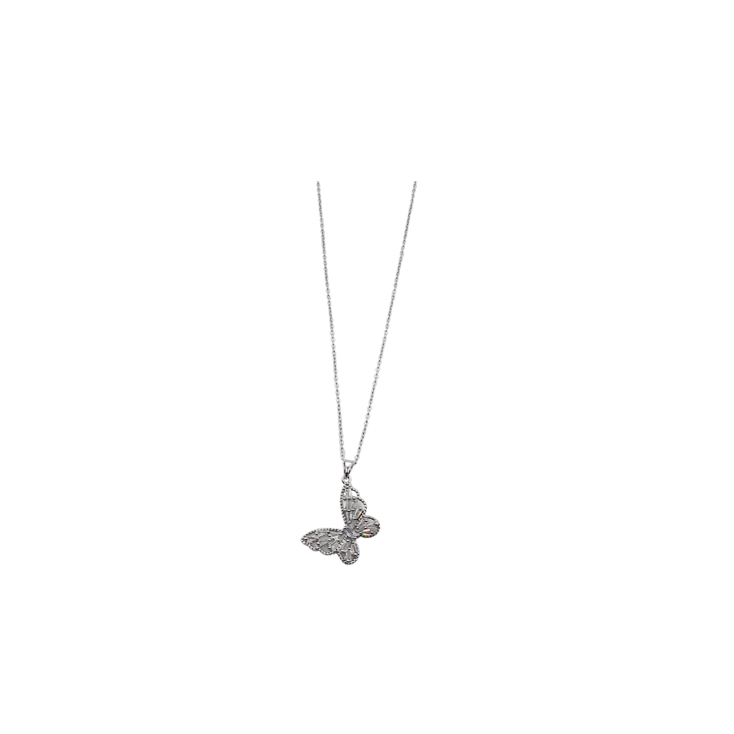 conjunto dije mariposa con piedras strass