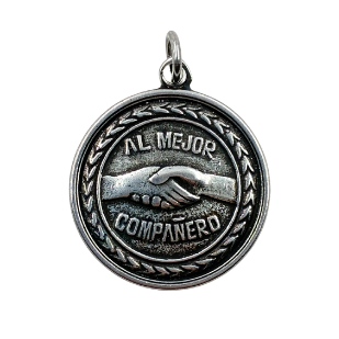 Medalla de hierro mejor compañero 30mm para egresados