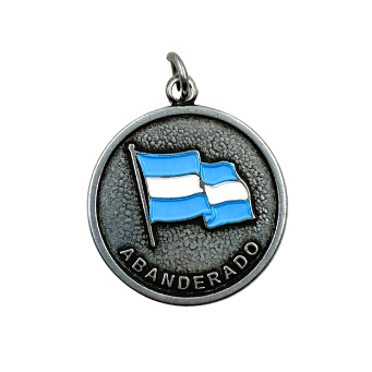 Medalla de hierro abanderado 30mm para egresados