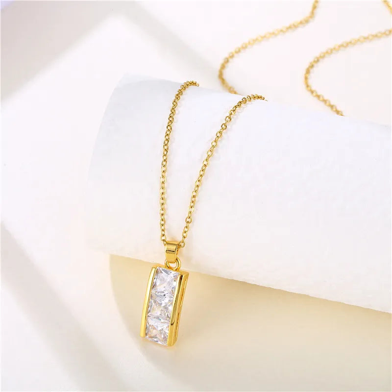 conjunto dije rectangular con cubic