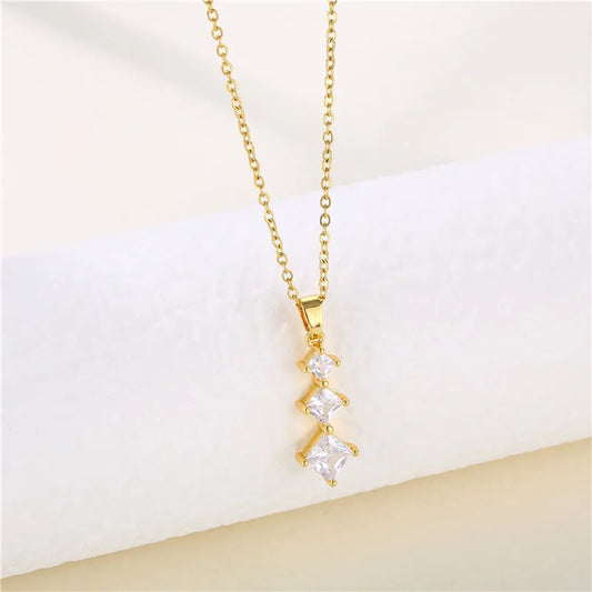 Conjunto 3 cubics acero dorado