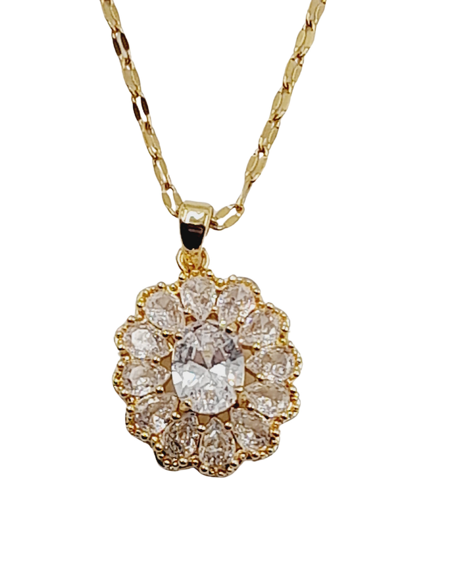 conjunto dije oval con cubic