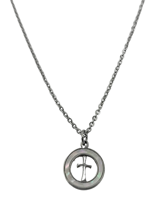 Conjunto medalla con cruz