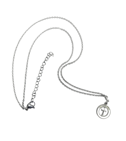 Conjunto medalla con cruz