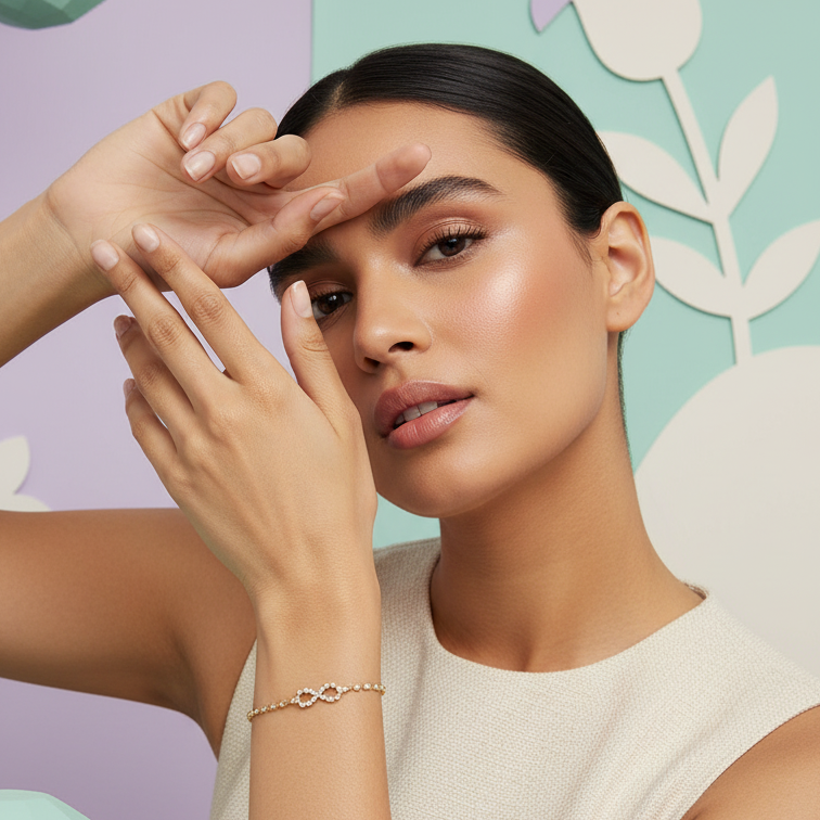 pulsera para fiesta con strass