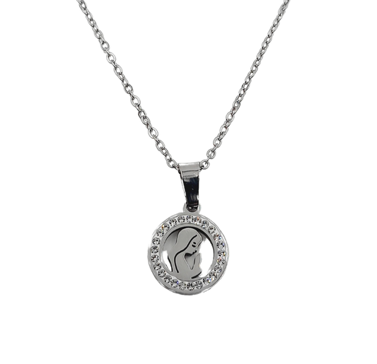 Conjunto virgen niña con strass